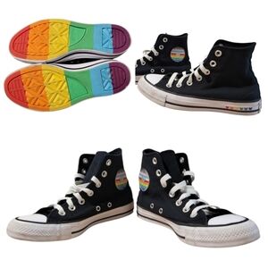 Converse Chuck Taylor All‎ Star Pride By You High Tops Women's 5.5 Custom